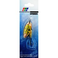 Рибальська блешня, обертова, EOS S0029B, вага 10г, колір GS323001